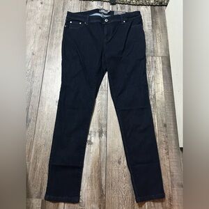 Torrid Luxe Skinny Jeans Dark Wash Mid rise super soft size 16r